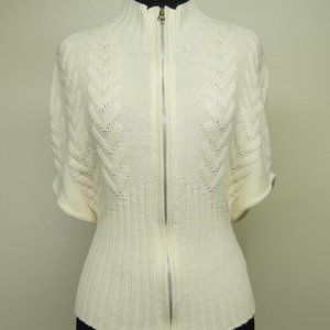 Nellik Vintage Textured Alpaca Double Zip Sweater